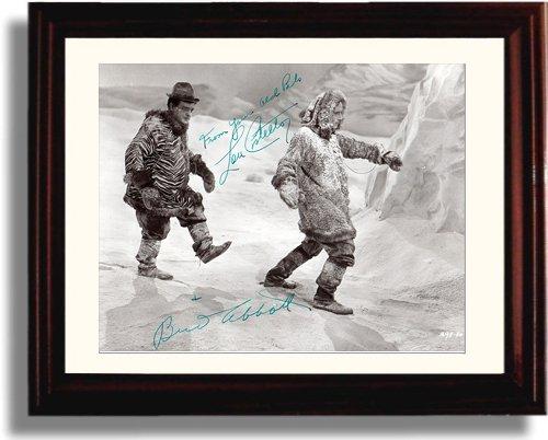 8x10 Framed Abbott and Costello Autograph Promo Print Framed Print - Movies FSP - Framed   