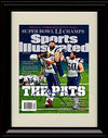 8x10 Framed Tom Brady - New England Patriots SI Autograph Promo Print - Miracle Victory Framed Print - Pro Football FSP - Framed   