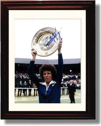 Framed Billie Jean King Autograph Promo Print Framed Print - Tennis FSP - Framed   