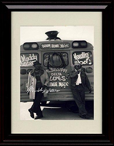 8x10 Framed Muddy Waters Autograph Promo Print - Travelling Blues Framed Print - Music FSP - Framed   