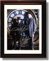 8x10 Framed Michael J Fox and Christopher Lloyd Autograph Promo Print - Back to the Future Framed Print - Movies FSP - Framed   