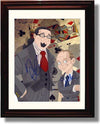 8x10 Framed Penn and Teller Autograph Promo Print - Illustrated Framed Print - Television FSP - Framed   