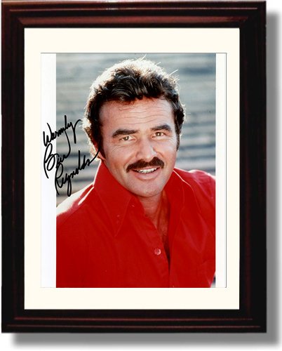 8x10 Framed Burt Reynolds Autograph Promo Print Framed Print - Movies FSP - Framed   