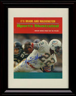 8x10 Framed Mercury Morris - Miami Dolphins SI Autograph Promo Print Framed Print - Pro Football FSP - Framed   