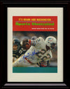 16x20 Framed Mercury Morris - Miami Dolphins SI Autograph Promo Print Gallery Print - Pro Football FSP - Gallery Framed   