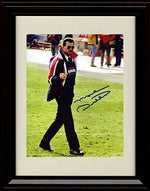 8x10 Framed Mike Ditka, Chicago Bears Autograph Promo Print - Flipping the Bird Framed Print - Pro Football FSP - Framed   