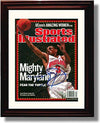 Unframed Maryland "Fear the Turtle!" Juan Dixon National Championship SI Autograph Promo Print Unframed Print - College Basketball FSP - Unframed   
