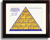 Unframed John Wooden UCLA Autograph Promo Print - Pyramid of Success Unframed Print - College Basketball FSP - Unframed   