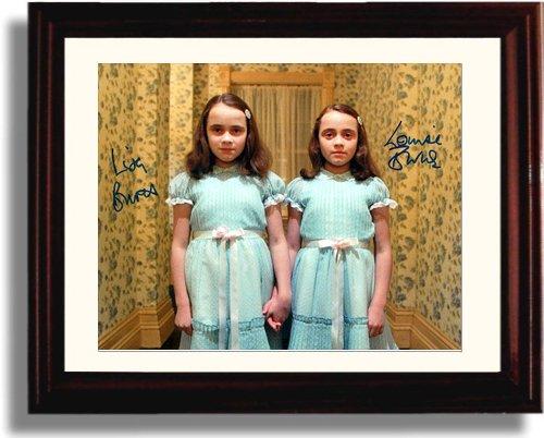 8x10 Framed Lisa and Louise Burns Autograph Promo Print Framed Print - Movies FSP - Framed   