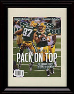 8x10 Framed Jordy Nelson - Green Bay Packers SI Championship Autograph Replia Print Framed Print - Pro Football FSP - Framed   