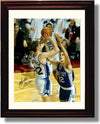 Unframed Christian Laettner Autograph Promo Print - Duke Blue Devils Unframed Print - College Basketball FSP - Unframed   