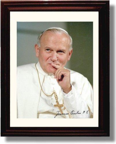 Framed Pope John Paul II Autograph Promo Print Framed Print - History FSP - Framed   