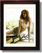 8x10 Framed Isla Fisher Autograph Promo Print Framed Print - Movies FSP - Framed   