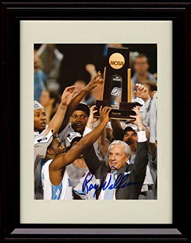 Framed 8x10 Roy Williams Autograph Promo Print - North Carolina Tar Heels Framed Print - College Basketball FSP - Framed   