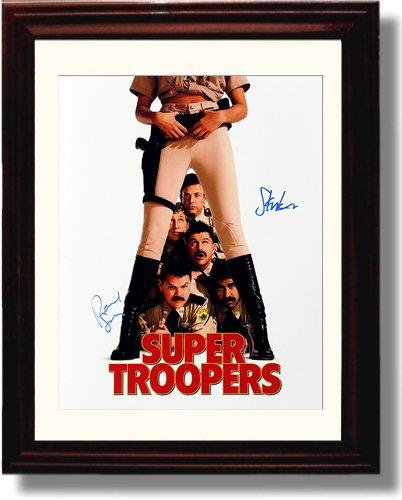 8x10 Framed Steve Lemme & Paul Soter Autograph Promo Print - Super Troopers Framed Print - Movies FSP - Framed   