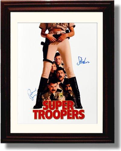 8x10 Framed Steve Lemme & Paul Soter Autograph Promo Print - Super Troopers Framed Print - Movies FSP - Framed   