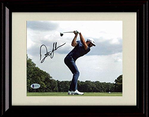 Framed Dustin Johnson Autograph Promo Print - Multiple Tour Victories - Former #1 in the World Framed Print - Golf FSP - Framed   
