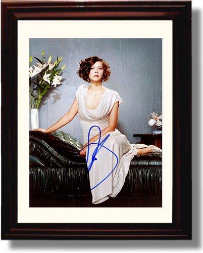 8x10 Framed Maggie Gyllenhaal Autograph Promo Print Framed Print - Movies FSP - Framed   