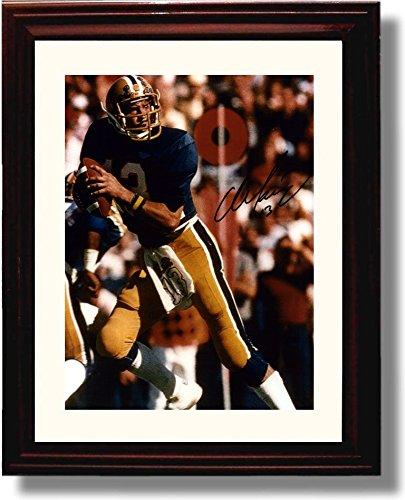 Unframed Dan Marino Autograph Promo Print - Pitt Panthers Unframed Print - College Football FSP - Unframed   