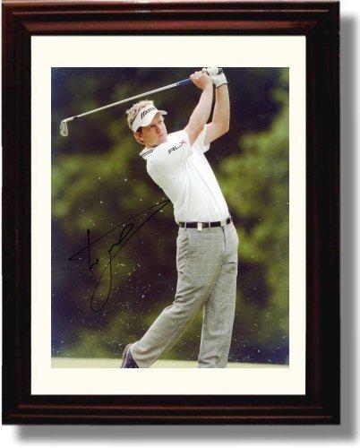 Framed Luke Donald Autograph Promo Print Framed Print - Golf FSP - Framed   