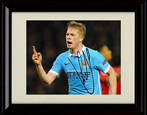 Framed Kevin De Bruyne Autograph Promo Print - Team Belgium World Cup - Manchester City Framed Print - Soccer FSP - Framed   