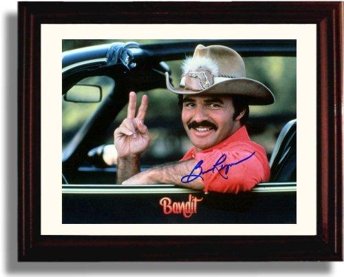Framed Burt Reynolds Autograph Promo Print - Peace Framed Print - Movies FSP - Framed   