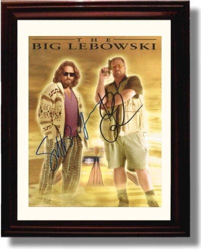 Unframed Jeff Bridges and John Goodman Autograph Promo Print - The Big Lebowski Unframed Print - Movies FSP - Unframed   