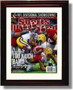Framed 8x10 Alabama Football SI 2011 "Too Much Bama" National Championship Josh Chapman Framed Print - College Football FSP - Framed   