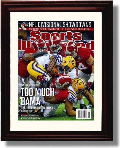 Framed 8x10 Alabama Football SI 2011 "Too Much Bama" National Championship Josh Chapman Framed Print - College Football FSP - Framed   
