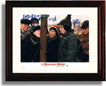 8x10 Framed Cast of Christmas Story Autograph Promo Print - Christmas Story Framed Print - Movies FSP - Framed   