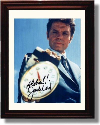 8x10 Framed Hawaii Five-O Autograph Promo Print - Jack Lord Framed Print - Television FSP - Framed   