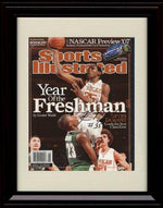 Framed 8x10 Kevin Durant SI Autograph Promo Print - Texas Longhorns 2/13/2007 Framed Print - College Basketball FSP - Framed   