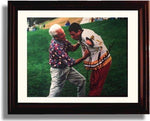 16x20 Framed Adam Sandler and Bob Barker Autograph Promo Print - Happy Gilmore Gallery Print - Movies FSP - Gallery Framed   