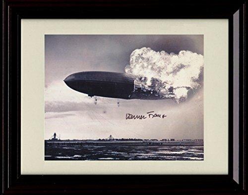 8x10 Framed Hindenburg Autograph Promo Print Framed Print - History FSP - Framed   