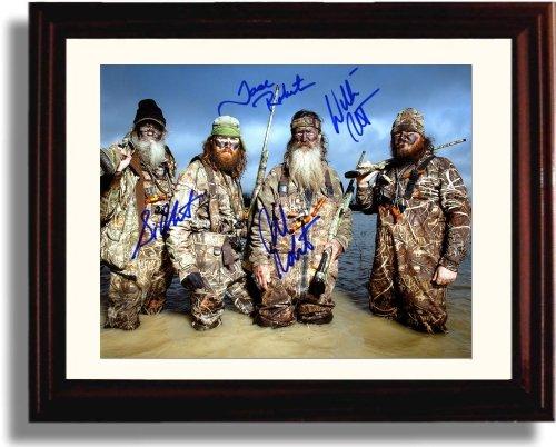 8x10 Framed Duck Dynasty Autograph Promo Print - Duck Dynasty Cast Framed Print - Television FSP - Framed   