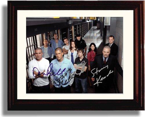 8x10 Framed Prison Break Autograph Promo Print - Cast Signed Framed Print - Television FSP - Framed   