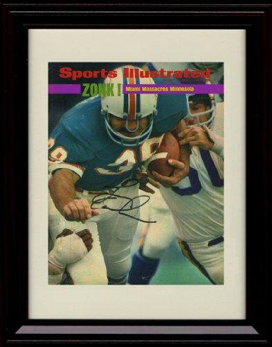 8x10 Framed Larry Csonka - Miami Dolphins SI Autograph Promo Print Framed Print - Pro Football FSP - Framed   
