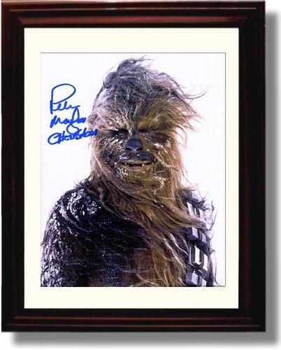 8x10 Framed Peter Mayhew Autograph Promo Print - Chewbacca Framed Print - Movies FSP - Framed   