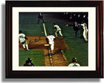 Gallery Framed Mookie Wilson and Bill Buckner Autograph Replica Print Gallery Print - Baseball FSP - Gallery Framed   