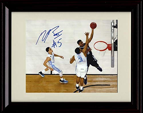 Framed 8x10 Phil Booth Autograph Promo Print - Layup - Villanova Framed Print - College Basketball FSP - Framed   