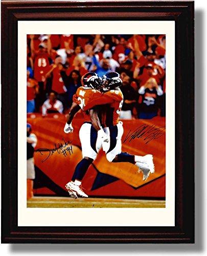 16x20 Framed Demarius Ware & Von Miller - Denver Broncos "MVP" Autograph Promo Print Gallery Print - Pro Football FSP - Gallery Framed   