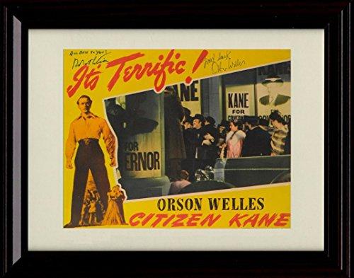Framed Citizen Kane Autograph Promo Print - Cast Signed Movie Promo Framed Print - Movies FSP - Framed   