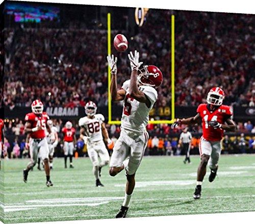 Floating Canvas Wall Art: DeVonta Smith Catch - Alabama Wins 2017 National Championship! Floating Canvas - College Football FSP - Floating Canvas   