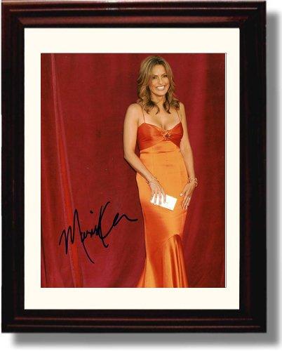 Framed Mariska Hargitay Autograph Promo Print - Law and Order Framed Print - Television FSP - Framed   