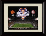 Unframed Clemson Tigers National Championship Scorecard 8x10 Unframed Print - College Football FSP - Unframed   