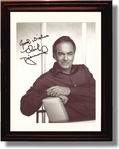 Framed Neil Diamond Autograph Promo Print Framed Print - Music FSP - Framed   