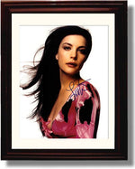 8x10 Framed Liv Tyler Autograph Promo Print Framed Print - Movies FSP - Framed   