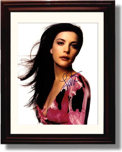 8x10 Framed Liv Tyler Autograph Promo Print Framed Print - Movies FSP - Framed   