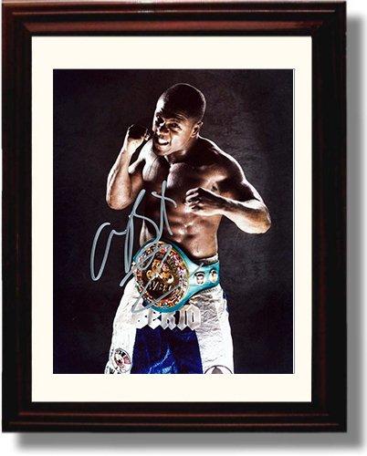 8x10 Framed Andre Berto Autograph Promo Print Framed Print - Martial Arts FSP - Framed   