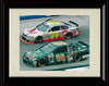 8x10 Framed Jeff Gordon and Jimmie Johnson Autograph Promo Print - NASCAR Greats! Framed Print - NASCAR FSP - Framed   